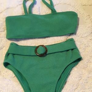Green 2pc Swimsuit